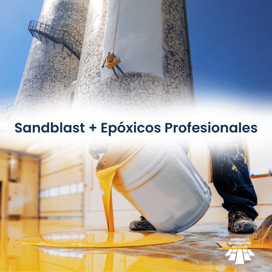 Sandblast y pisos epóxicos profesionales Aplicación de recubrimiento epóxico y limpieza industrial tipo sandblast sobre estructura metálica y pisos